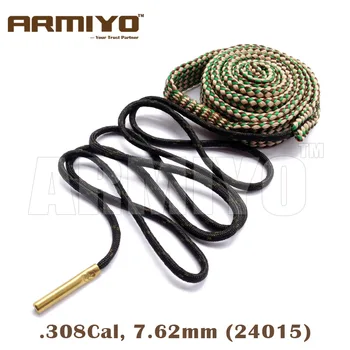 

Armiyo 7.62mm .30Cal .308 .30-06 Cal Gun Brush Bore Rope Barrel Cleaning Sling AK Cleaner Tactical Hunting Accessories 24015