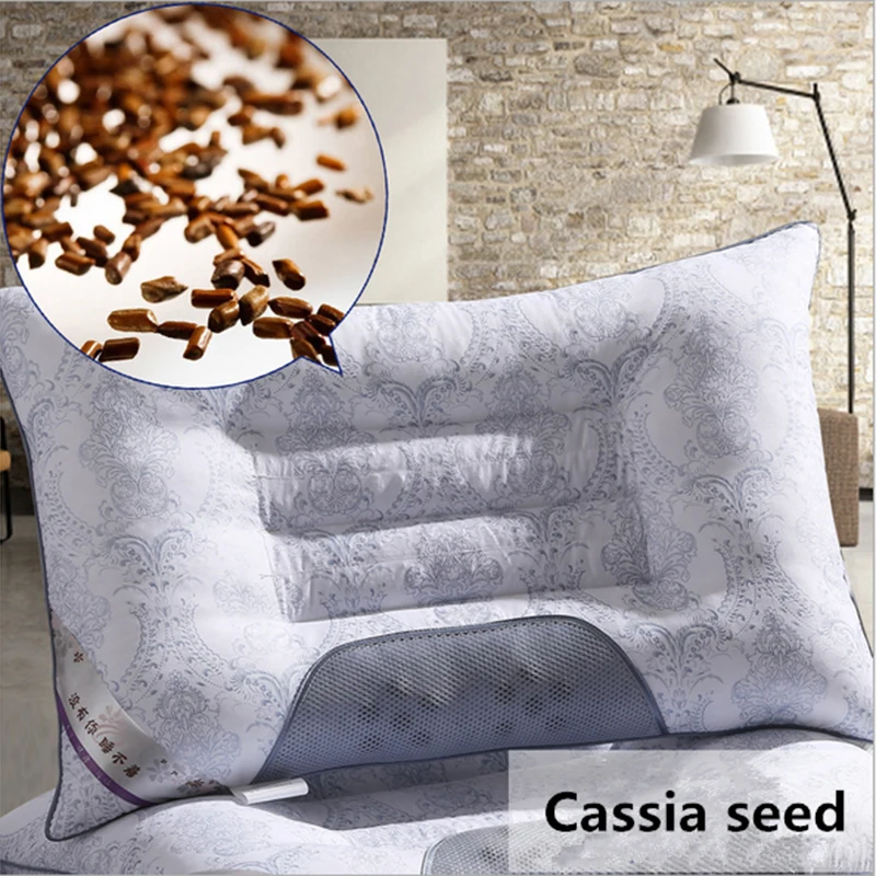 Удобная магнитная подушка для здоровья Лавандовая гречневая Cassia
