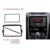 2 DIN Auto Telaio Plancia per Renault Duster 2012 + Interfaccia adattatore CD Trim Panel Stereo Radio In Dash Mount Kit