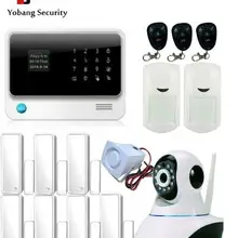 Yobang безопасности Wi-Fi gsm дома Охранной Сигнализации Системы, gsm сигнализация Системы wth Wi-Fi Функция, сигнализация Системы с IP Камера
