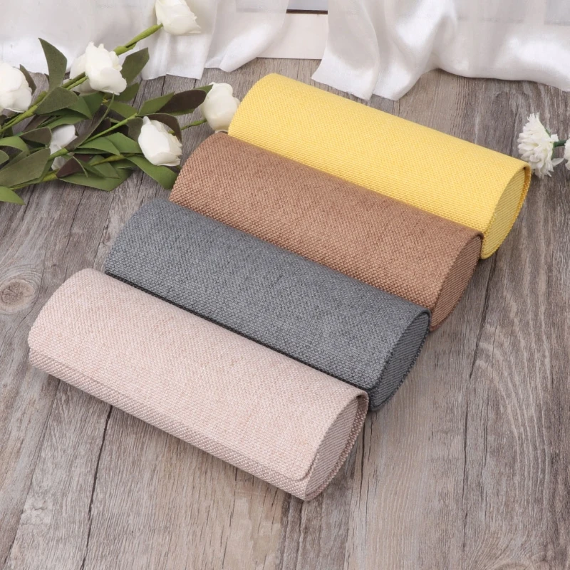 

Hot New Men Women Glasses Box Sunglasses Linen Folding Eyewear Protective Case Optical Handmade Storage 4 Colors Fashion