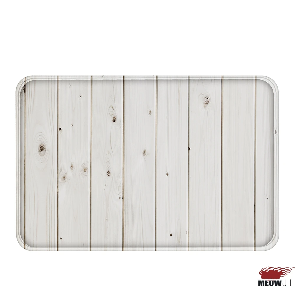 [Miaoji] Элегантный искусственной древесины деревянная доска мягкая Ковры двери Коврики Для ванной Коврики Абсорбент нескользящей