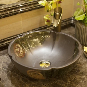 

Wonga american style art basin wash basin counter
