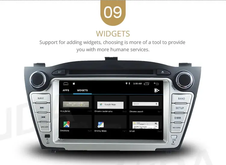Perfect LJDA Android 9.1 Car dvd player for Hyundai Tucson/IX35 2011 2012 2013 2 Din Car Radio gps navigation stereo multimedia WIFI RDS 11