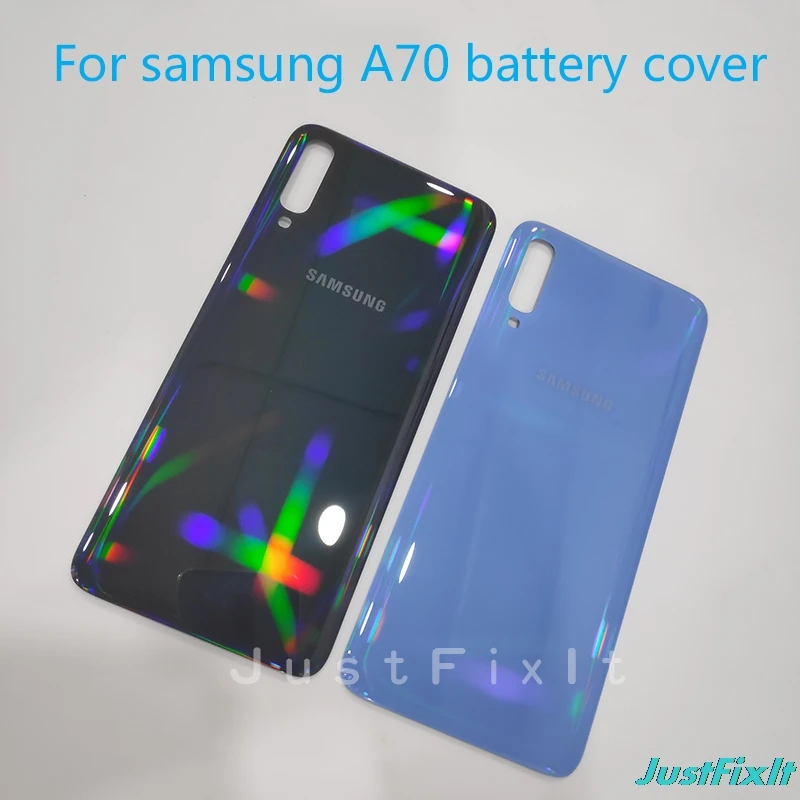 

For SAMSUNG Galaxy A70 2019 SM-A705F A705 A705F Back Battery Cover Door Rear Glass Housing Case Replace Battery Cover