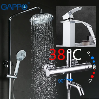 

GAPPO shower Faucet thermostatic faucet mixer thermostatische bath tub rainfall shower mixer taps shower system