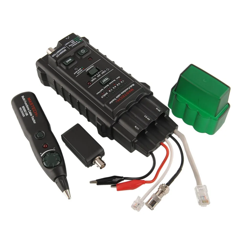 

MASTECH MS6813 Multi-function Network Cable Tracker Support Testing 10Base-T T568A T568B Wire Network Telephone Cable Tester