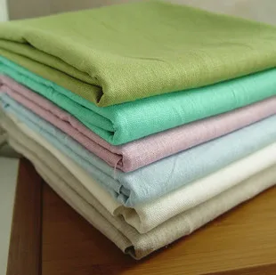 ZAKKA high quality soft cotton fabric multi-color no printed linen cotton  fabric 130 X 100cm ML0019