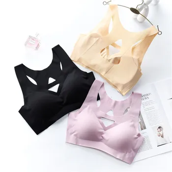 

One-piece seamless bras Spot beauty back peace underwear comfortable gathering hollow breathable bra