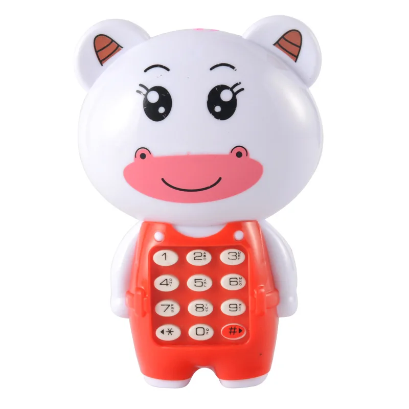 Обучающий электронный игрушечный телефон детский мобильный телефон с мультяшками мобильный телефон игрушечные телефоны музыка ребенок младенческий телефон подарок для ребенка