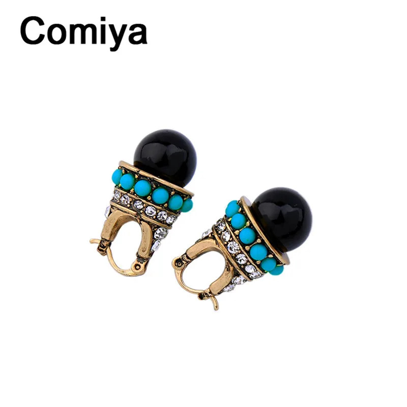 Женские винтажные серьги Comiya Aliexpress Brincos Винтажные из цинкового сплава с мозаикой