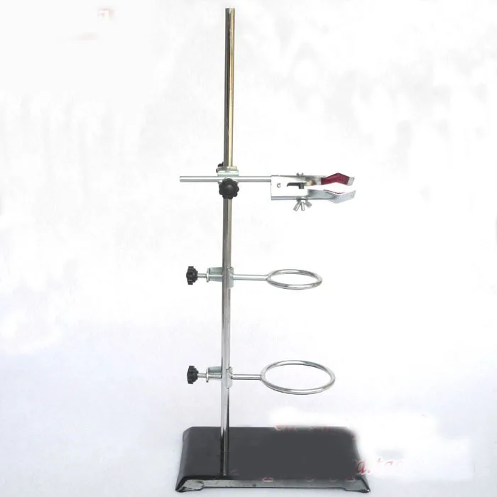 50cm retort stand iron stand with clamp clip laboratory ring stand