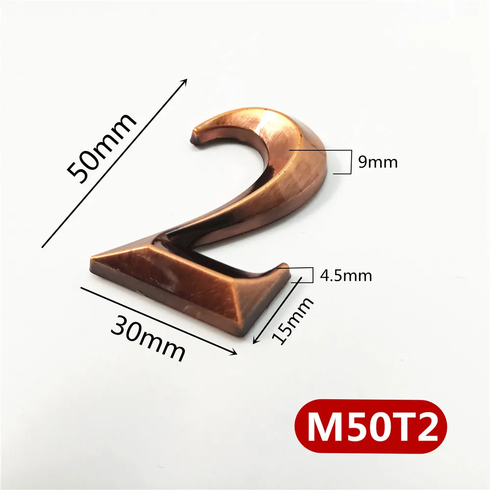 M50T苗条型红古塑料门牌=0选项2