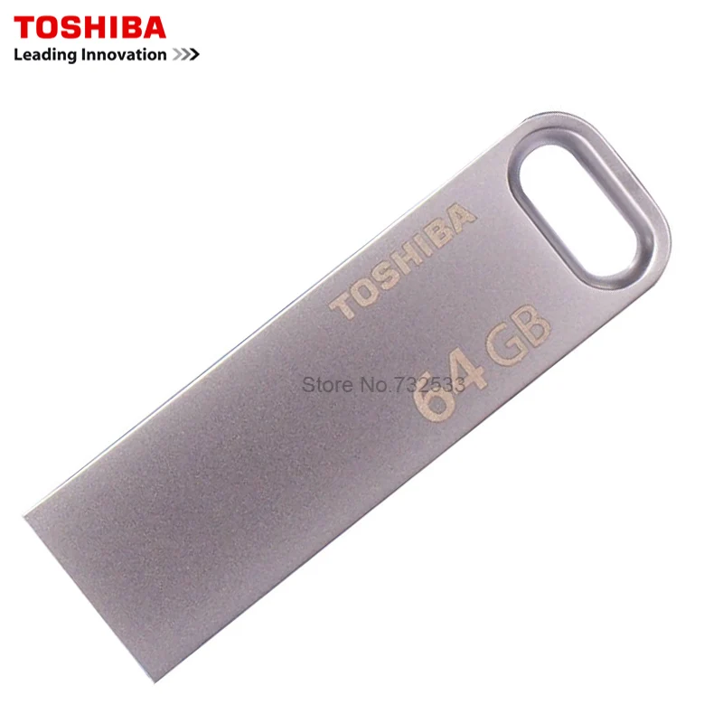 TOSHIBA USB3.0 U363 USB флеш-накопитель 128 Гб 64 ГБ 32 ГБ металлический водонепроницаемый флеш-накопитель кольцо для ключей ручка драйвер устройство для хранения U диск