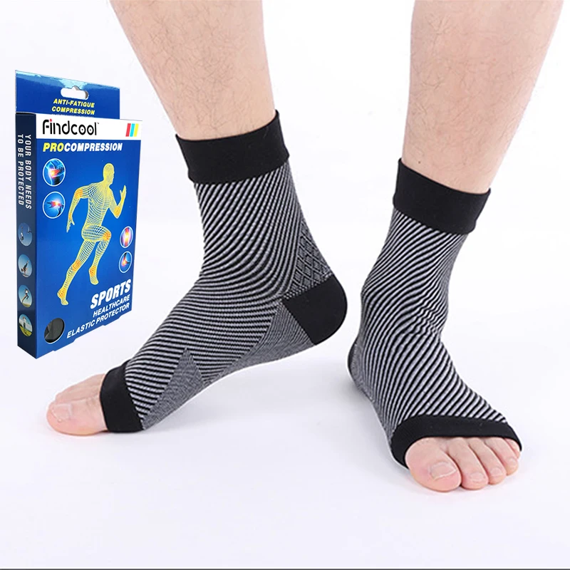 

FINDCOOL Compression Foot Sleeves Plantar Fasciitis Socks for Women Arch Support Increases Cirulation Relieve Pain