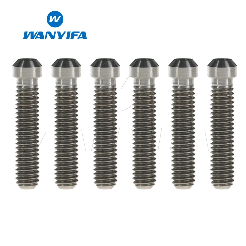 

Wanyifa 6Pcs Titanium Bolt Screw M4x18mm for Bicycle Stem Bike Part