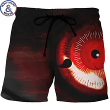 Мужские хипстерские летние быстросохнущие пляжные боксерские шорты Забавные 3D пляжные шорты мужские повседневные брендовые шорты мужские
