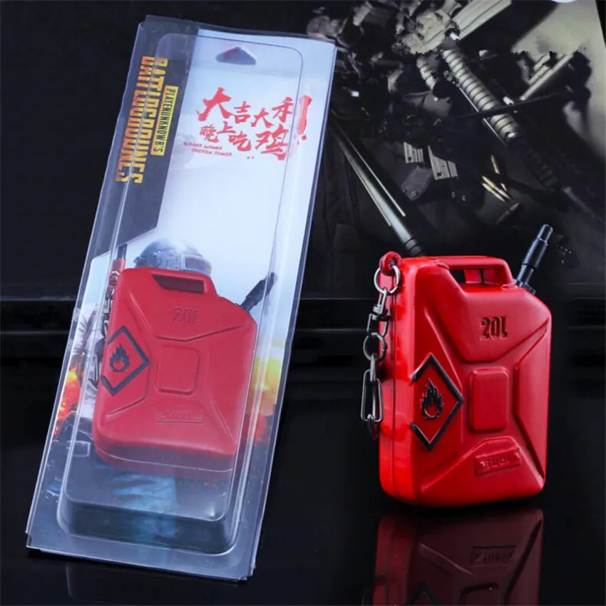  Game PUBG Playerunknown's Battlegrounds Cosplay Costumes Props Alloy Gasoline Drum Weapon Arms Gun 