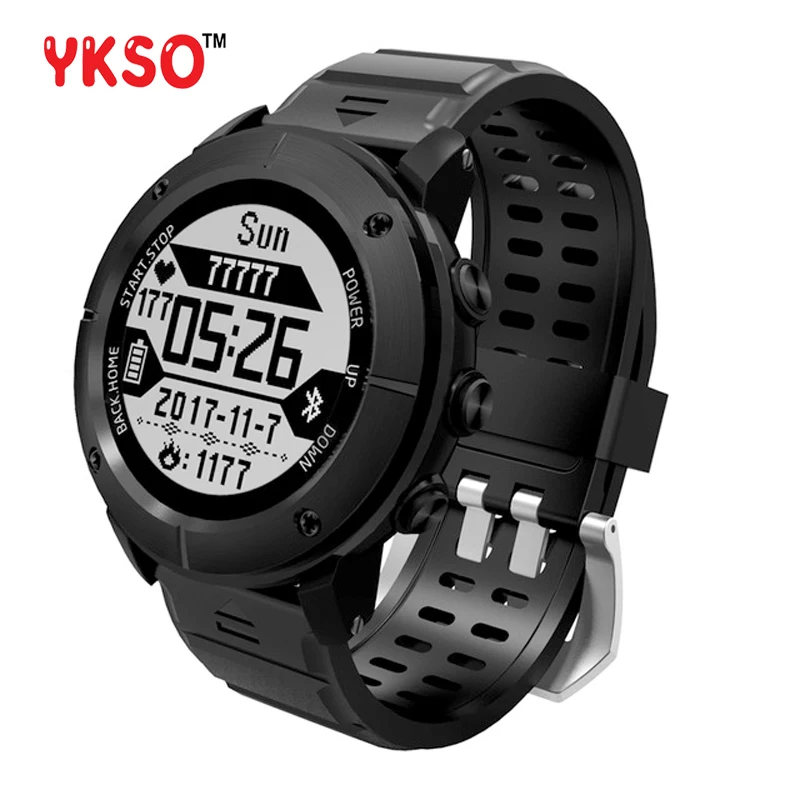 

YKSO IP68 Waterproof smart watch 1.2 inch screen GPS watch UW80C wearable devices Calls Message Reminder smart watch