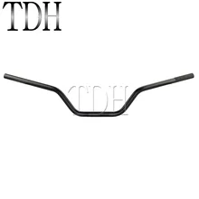 Черный 7/" 22 мм Универсальный мотоцикл Европейский Стиль Бар Руль грязи велосипед ямы для Honda Kawasaki Suzuki Yamaha