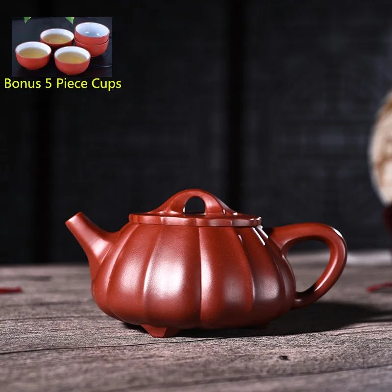260ml Yixing Purple Clay Teapot Genuine Full Handmade Ore Dahongpao