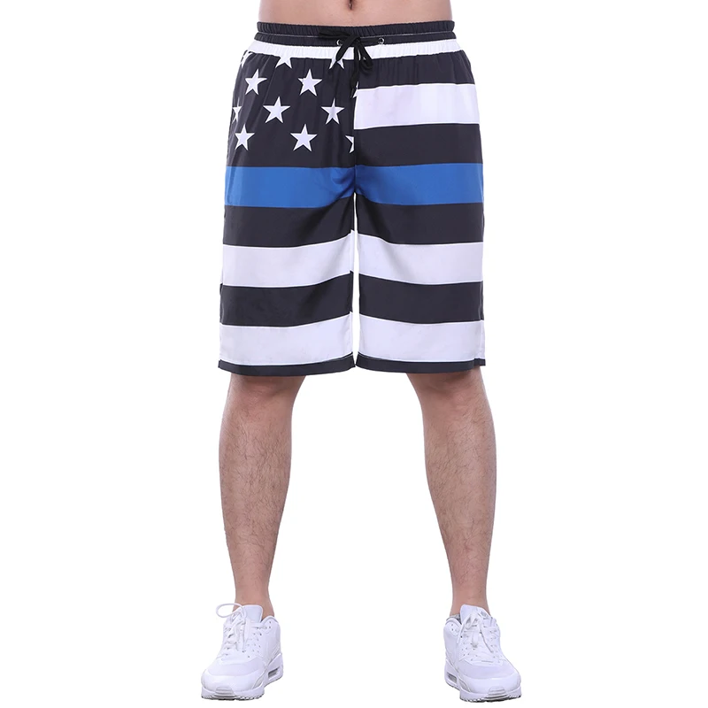 waterproof American Flag Men Beach Shorts Brand Short Pants Casual ...