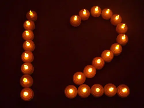 24 шт. на батарейках Янтарный светодиодный короткие свечи беспламенная свеча светодиодный долгий срок службы свадебное Праздничное оформление дома
