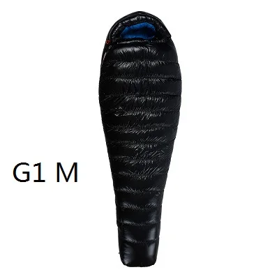 AEGISMAX зимний спальный мешок с гусиным пухом, одноместный спальный мешок для мам, спальные мешки для холодной погоды G1 G2 G3 - Цвет: G1 M