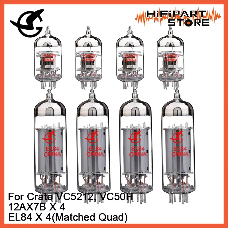Shuguang комплект обновления трубки для ящика VC5212 VC50H Amps EL84 X 4 12AX7B |