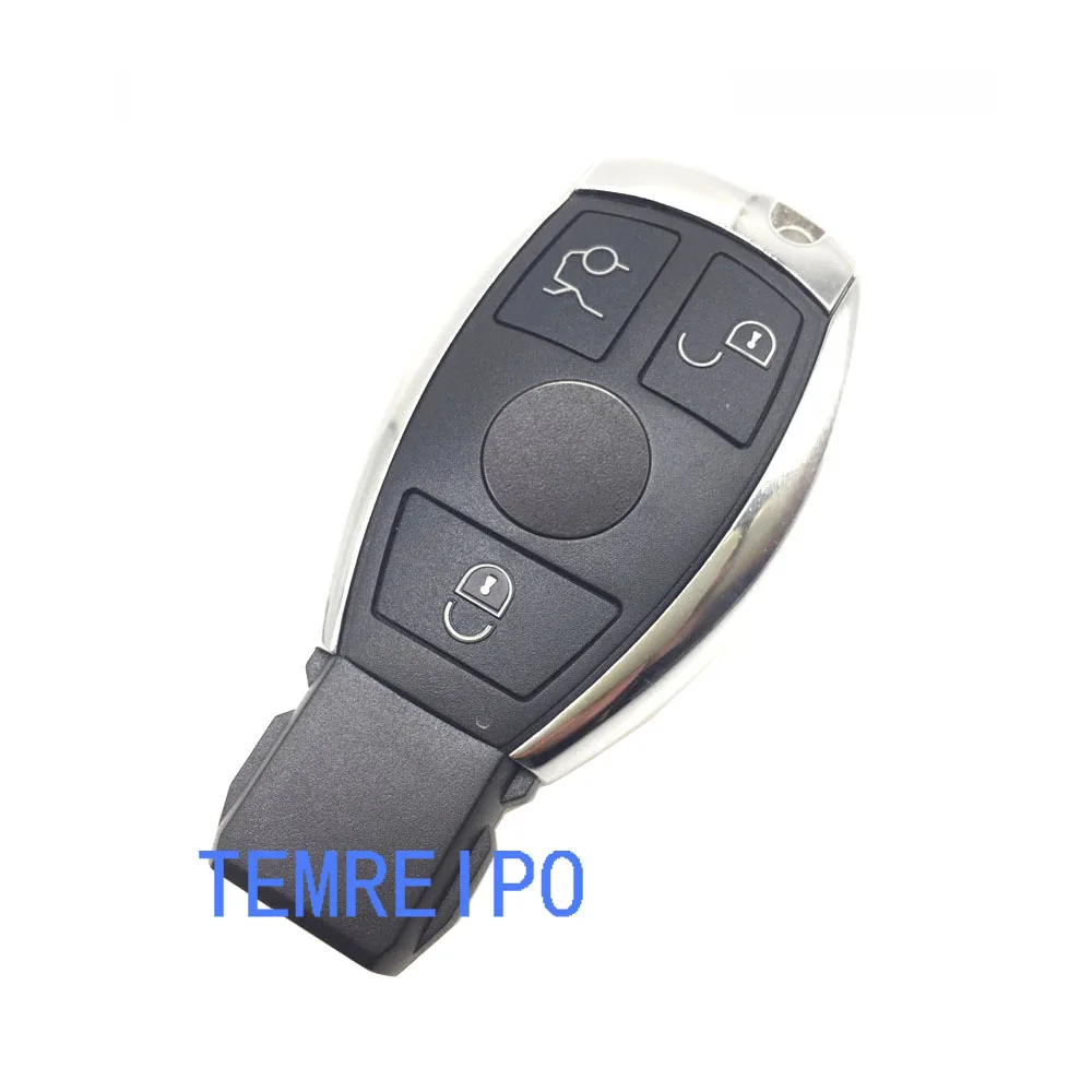 

Key cover shell for Mercedes benz 3 buttons smart key case For Benz W203 W210 W211 AMG W204 C E S CLS CLK CLA SLK with logo