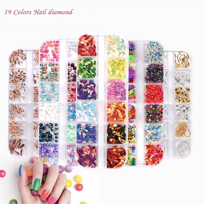 

Nail Art Decorations Nail Polish Mixed Color Chameleon Stone Nail Rhinestone Small Irregular Beads Manicure Nail Art Decoration