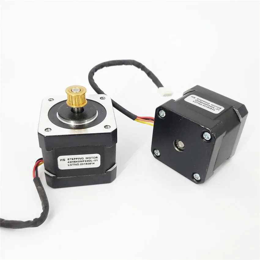 

42 micro stepper motor 1.8 degree 12V Two-phase 4-wire stepping motors miniature electric machinery with Synchronous pulley NEW