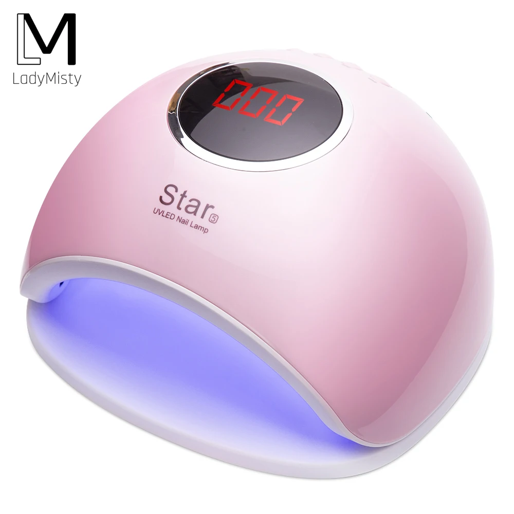 Ladymisty Star 5 72W UV LED Lamp For Nails Dryer 36 LEDs Dryer Lamp for Curing Gel Polish Auto