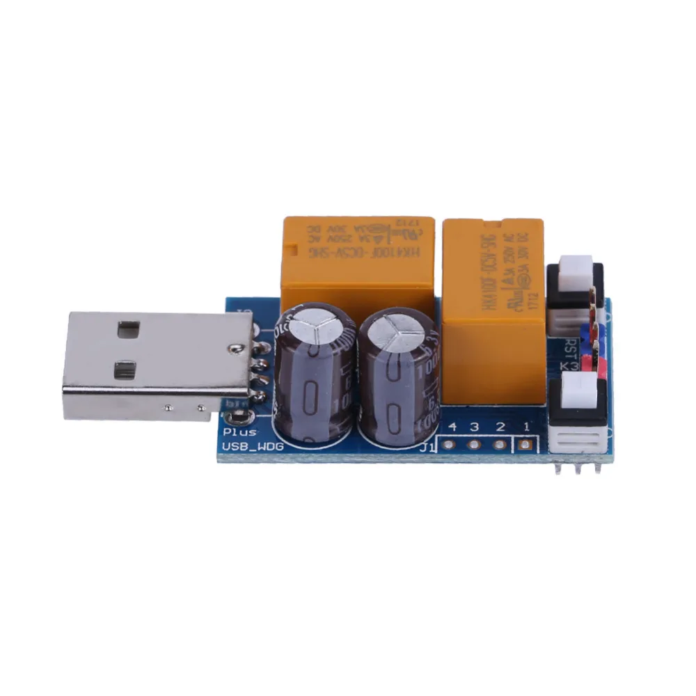 

NEW 50cm USB Watchdog Timer Card Module Double Button Boot Blue Screen Restart Electronic Watchdog For PC Mining Miner