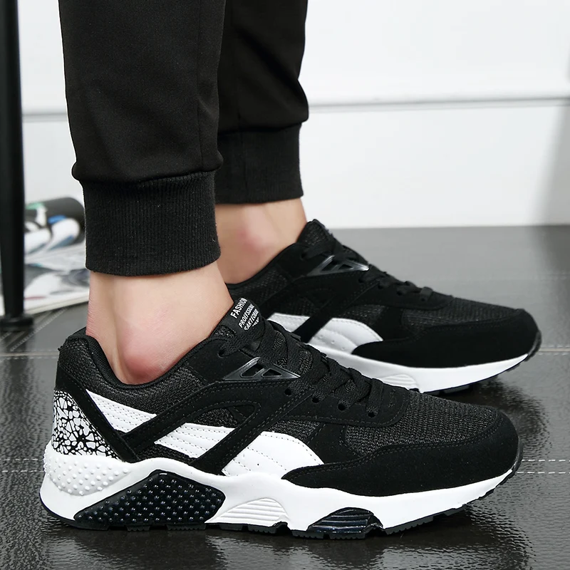 

YRRFUOT Men Running Shoes Air Mesh Breathable Outdoor Sport Brand Men's Sneakers Trend Comfortable High Quatily Walking Shoes 44