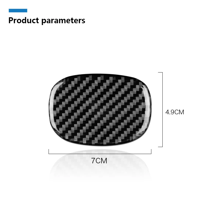 Car Interior Carbon Fiber Seat Handle Stickers Cover Trim Decals for Mini Cooper F55 F56 Accessories Car Styling (9)