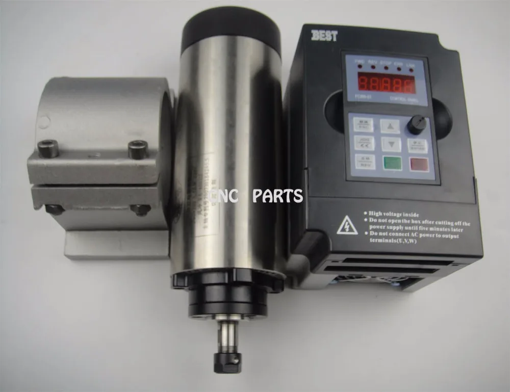 CNC milling spindle ER11 air cooling 1.5KW spindle with 4 pieces