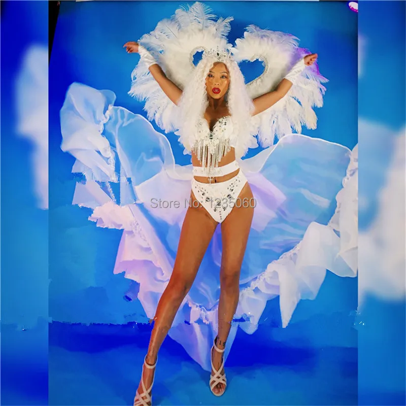 Catwalk-Model-Show-Stage-Dance-Performance-Wears-White-Feather-Wings-Sexy-Lady-Biniki-Suit-Grand-Event (1)_