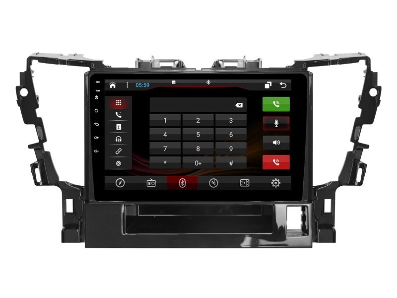 Clearance DSP android 8.1 gps navigation for TOYOTA ALPHARD 2015 Navirider car multimedia player stereo radio tape recorder headunit 3
