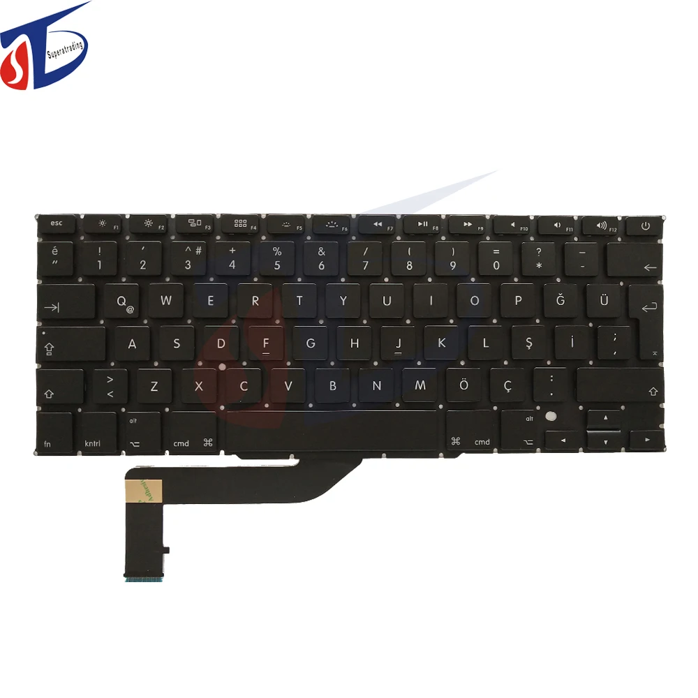 New Turkey clavier keyboard for font b MacBook b font Pro Retina 15 A1398 Turquie Turkish