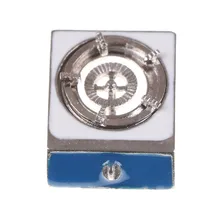 Кухня для 12го кукольного дома украшение 1:12 весы кукольный домик металлическая одинарная газовая плита горелка плита Миниатюрная игрушка