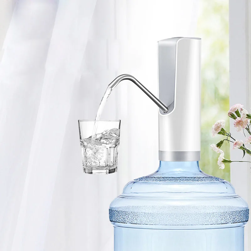 USB Charging Water Dispenser Electric Water Bottle Pump Dispenser Portable Drinking Water Bottles Faucet Drink Barreled