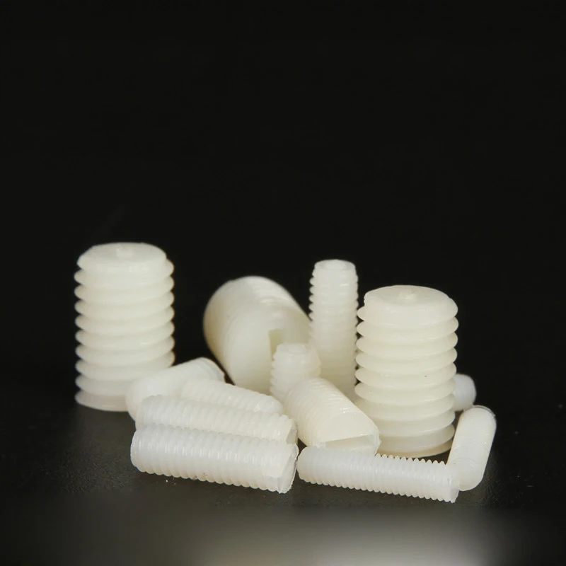 4pcs M8 nylon screw nail wordless head screws slotted flat stop