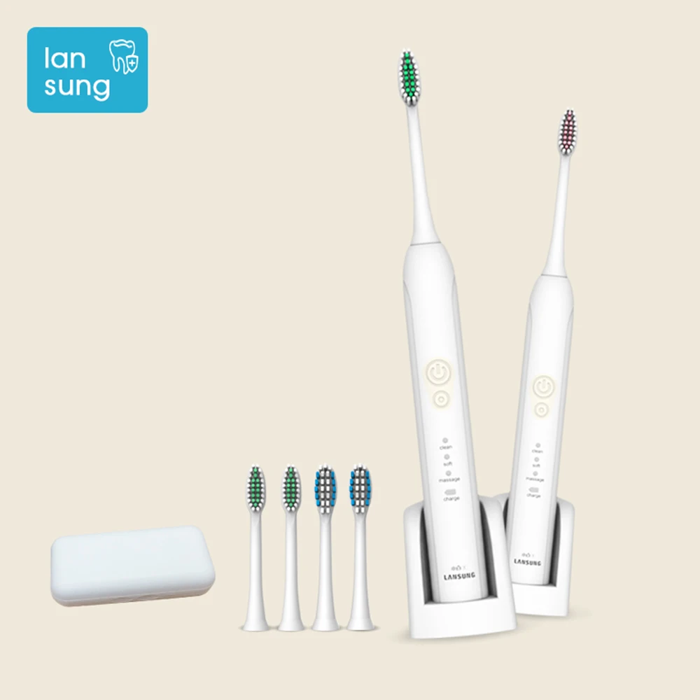 

Lansung Sonic Toothbrush Electric Tooth Brush Electric Toothbrush Escova De Dente Eletrica Cepillo Electrico Dental Portable 4