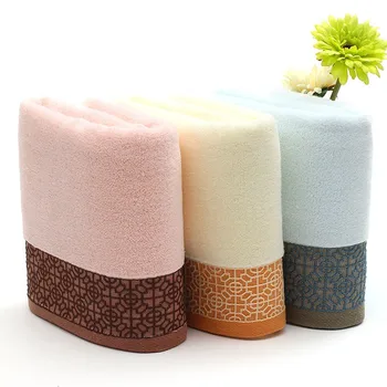 

100% Cotton Bath Towel Embroidered Quick-Dry Toallas 70x140cm Towels for Home Hotel Bathroom Soft Beach Towels Drop shipping