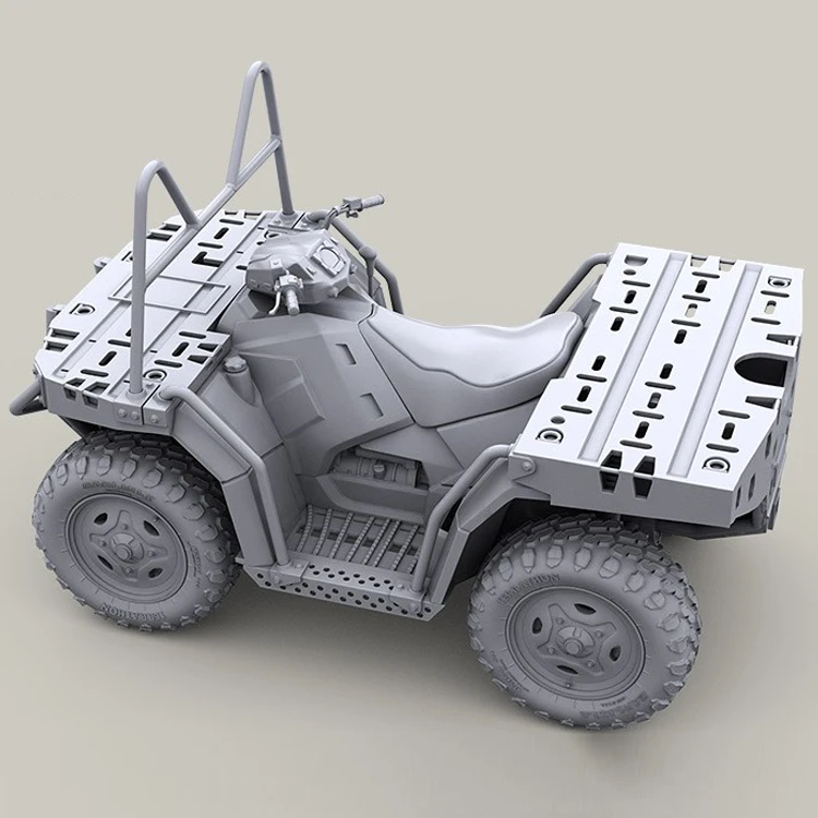 1/35, американский военный ATV-Polaris MV 850 ATV квадроцикл, полимерная модель солдата GK, в разобранном и неокрашенном комплекте