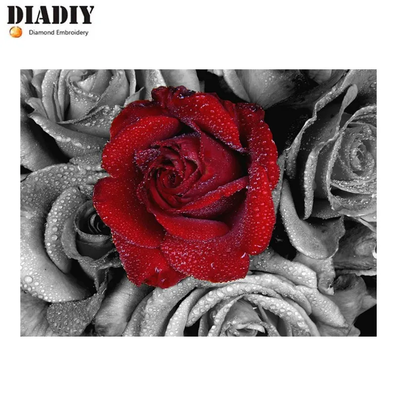 Household products diamond embroidery rose diamond embroidery pattern Household products diamond embroidery rose diamond embroidery pattern