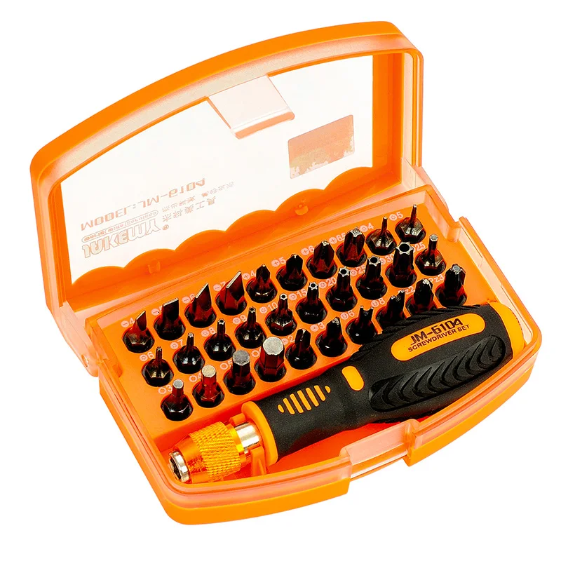 

JAKEMY 31 in 1 Screwdriver Kit Repair Tools Magnetic Screwdriver Set for Electrical Appliance Maintenance Disassembly Tool