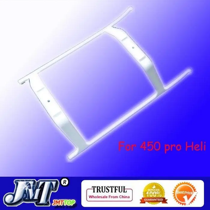 F00538 белый пластиковый комплект шасси (одно отверстие) как H45050 TREX 450 PRO RC