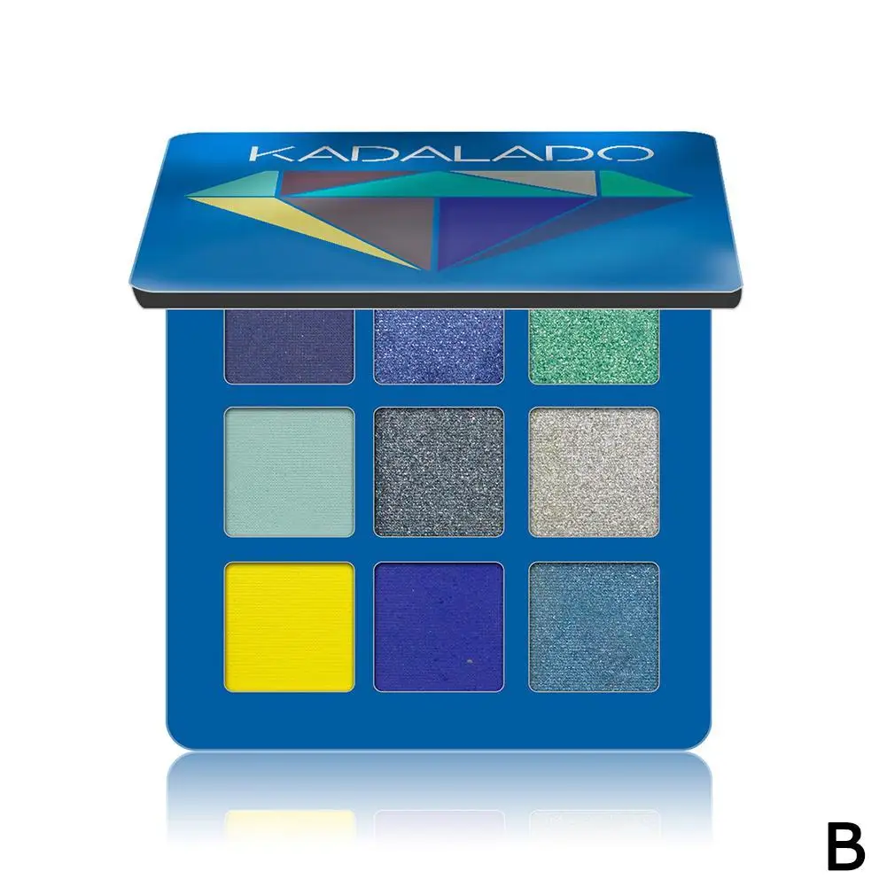 Корея 9 цветов блестящие тени для макияжа Pallete матовые тени для век Shimmer Shine Diamond тени для век Пудра пигмент - Цвет: 2